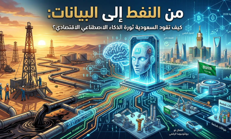 من النفط إلى البيانات: كيف تقود السعودية ثورة الذكاء الاصطناعي الاقتصادي؟