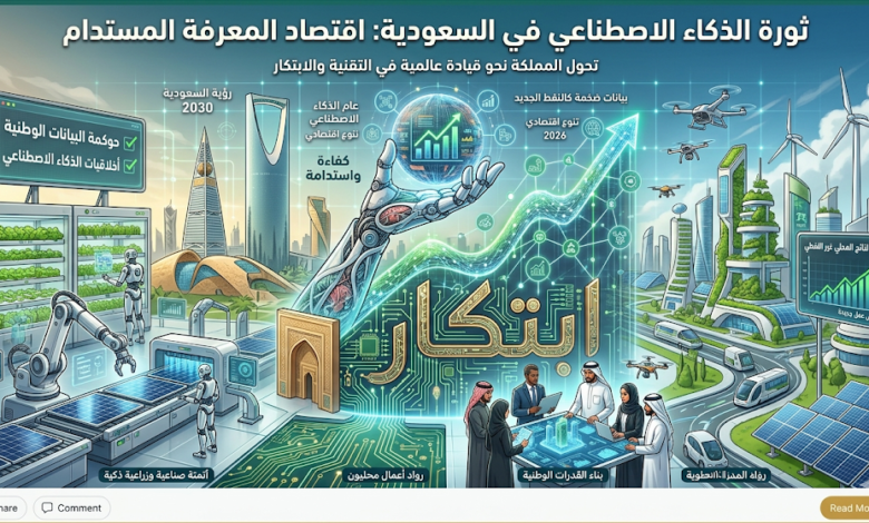 تحول السعودية نحو الذكاء الاصطناعي الاقتصادي