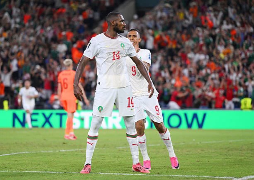 ‏منتخب المغرب يتأهل لدور ال ١٦ بكأس العالم لمقابلة منتخب كندا بعد تغلبه على منتخب هولندا بركلات الترجيح 🇲🇦 الف مبروك.