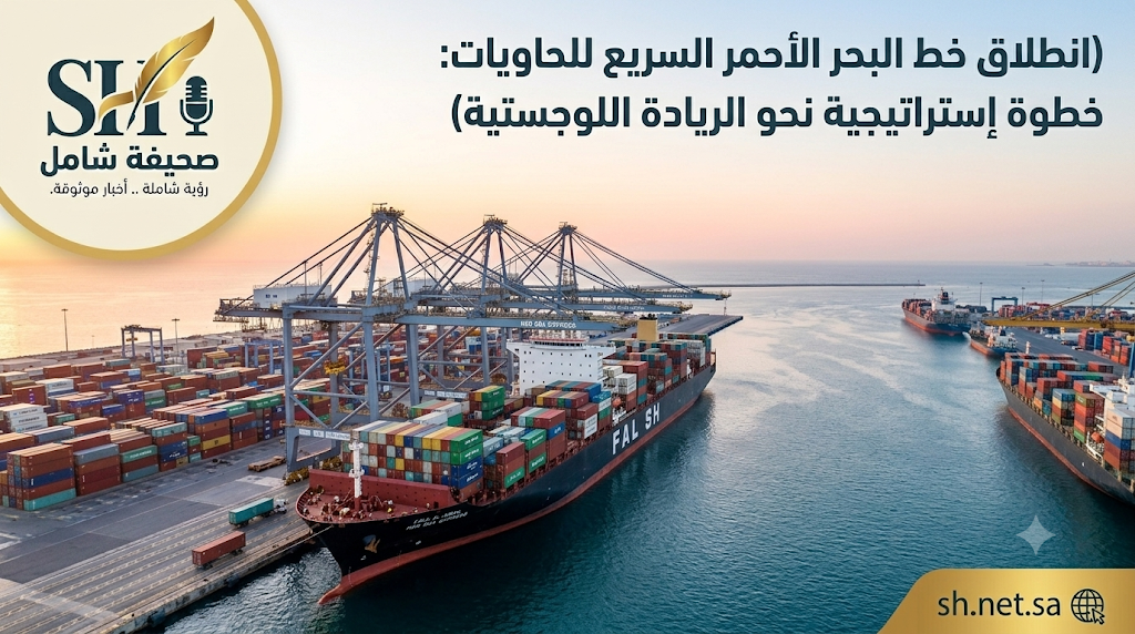 انطلاق خط البحر الأحمر السريع للحاويات: خطوة إستراتيجية نحو الريادة اللوجستية