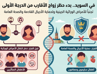 السويد تحظر زواج الأقارب: خطوة حاسمة لتجنب الأمراض الوراثية