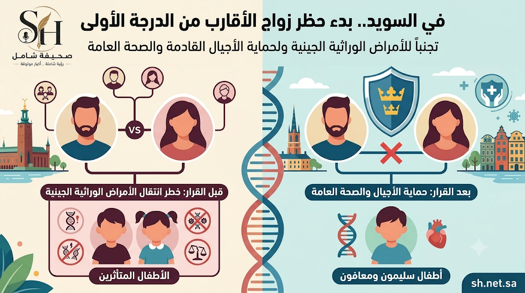 السويد تحظر زواج الأقارب: خطوة حاسمة لتجنب الأمراض الوراثية
