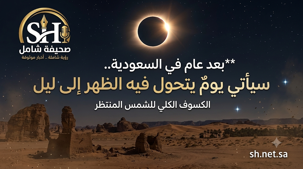 بعد عام في السعودية.. نهار يتحول إلى ليل وتظهر النجوم في ظاهرة فلكية نادرة