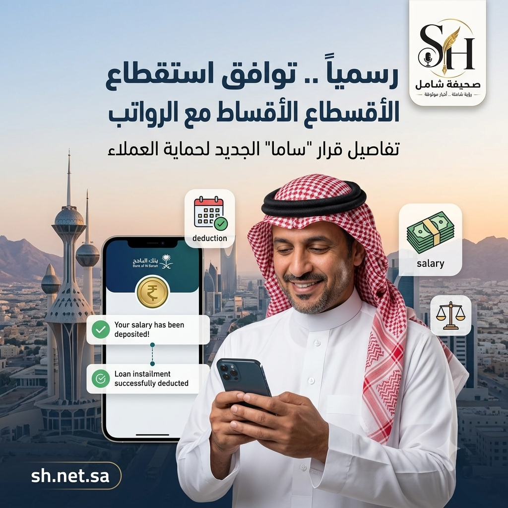 البنك المركزي يلزم البنوك بتوحيد تاريخ استقطاع القسط الشهري مع موعد إيداع الراتب الفعلي لحماية حقوق العملاء