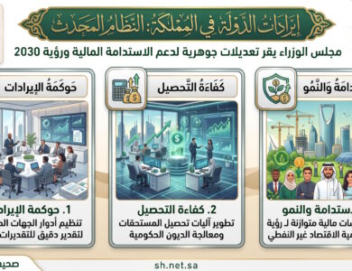 السعودية تقر نظام إيرادات الدولة المحدث الأهداف والتعديلات الجديدة