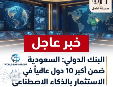 أشاد البنك الدولي بنجاح السعودية في الجمع بين التوسع في البنية التحتية الرقمية وتنمية القدرات البشرية والاستثمار بالذكاء الاصطناعي