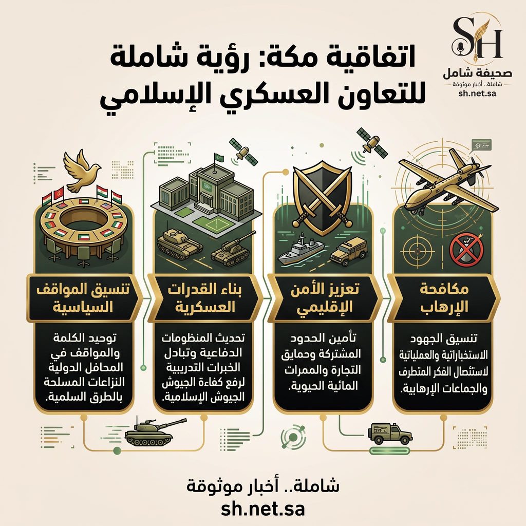 اتفاقية مكة رؤية شاملة للتعاون العسكري الاسلامي