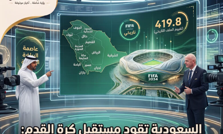 السعودية تقود مستقبل كرة القدم استعدادات استثنائية لمونديال 2034 وثقل دولي يدعم استقرار الفيفا