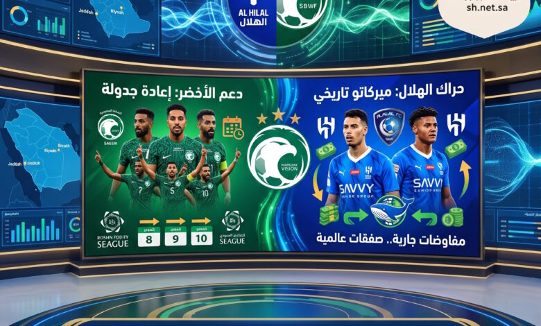 حراك تاريخي في الهلال لضم مارتينيلي وواتكينز ورابطة الدوري تعيد جدولة ثلاث جولات دعما للمنتخب الاخضر
