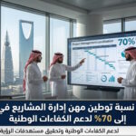 رسمياً رفع نسبة توطين مهن إدارة المشاريع في السعودية إلى 70 بالمائة لدعم الكفاءات الوطنية