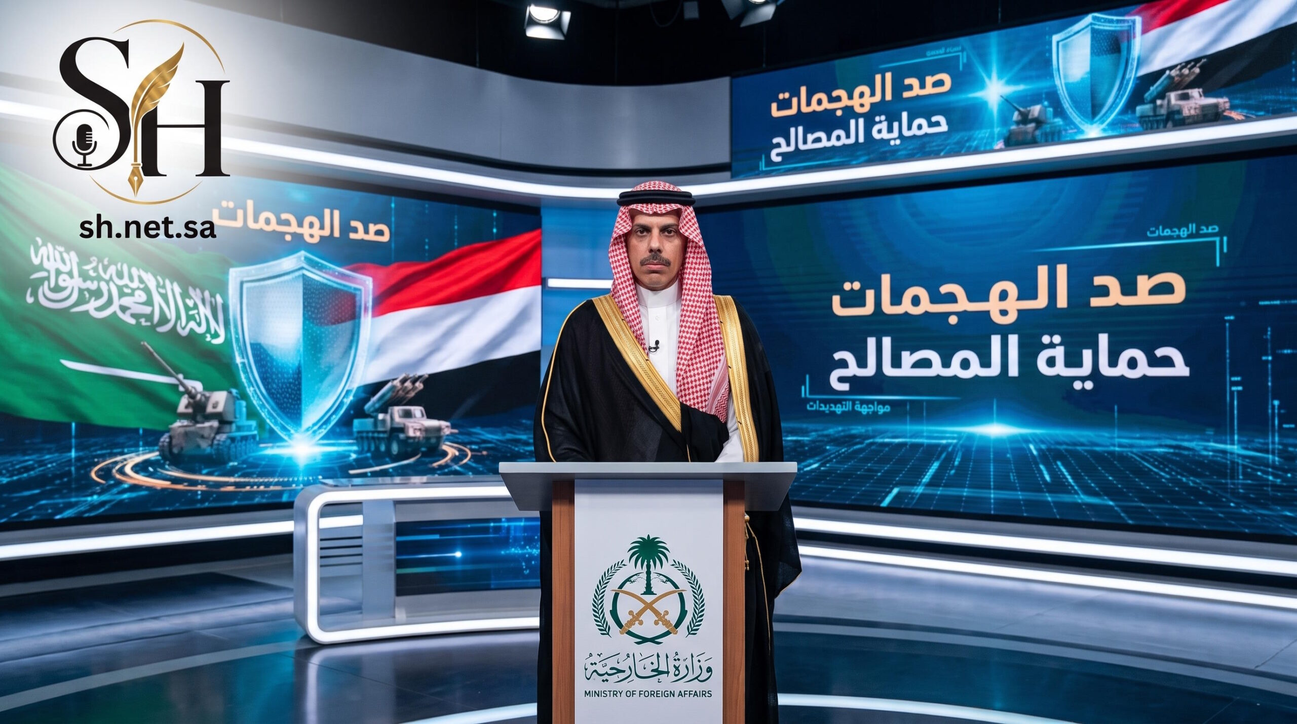 تصريح حازم الأمير فيصل بن فرحان السعودية ستستخدم كافة الوسائل لردع اعتداءات الحوثي