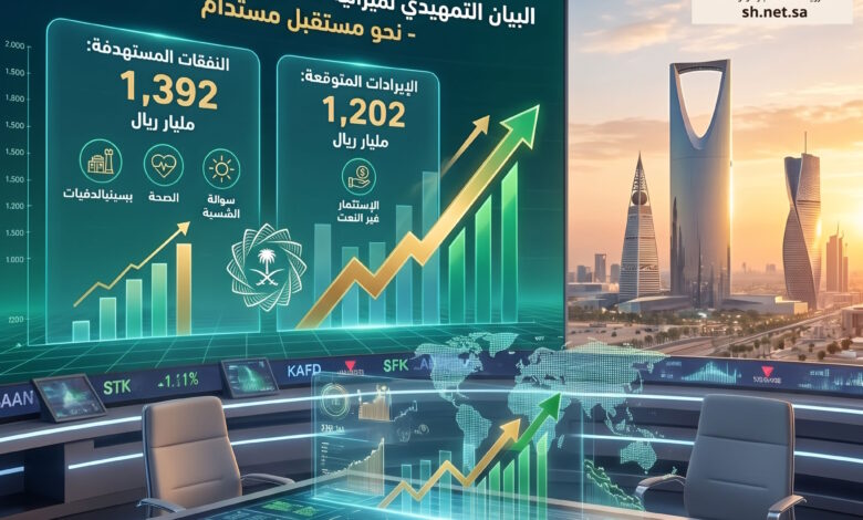 وزارة المالية تعلن البيان التمهيدي لميزانية 2027 السعودية