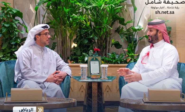 ولي العهد الأمير محمد بن سلمان يستقبل الشيخ منصور بن زايد في الرياض لبحث مسارات التعاون والشراكة